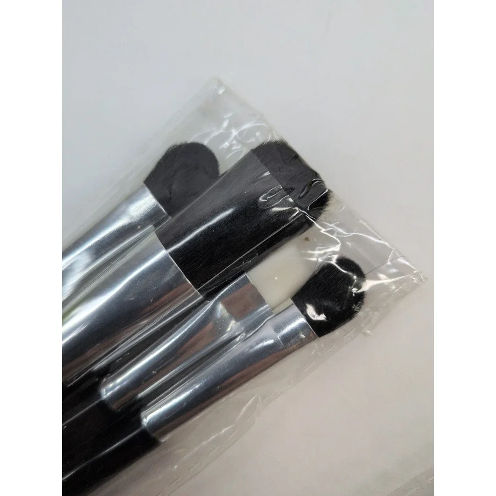 NEW LOT 7!💋Lancome Mixed Makeup Brushes Brush Black Handle Full & Travel Size